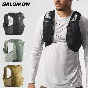 �u�S�i2-15�{ 11��02�����v26SS SALOMON �o�b�N�p�b�N ACTIVE SKIN 4 with Flasks: ���K�i/�o�b�O/�T������/�g���C�������j���O/outdoor