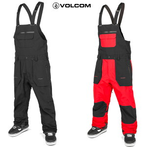 24-25 VOLCOM ビブパンツ RAIN GORE-TEX BIB OVERALL G1352503: 正規品/ボルコム/メンズ/スノーボードウエア/スノボ/snow