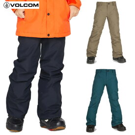 22-23 子供用 VOLCOM パンツ FREAKIN CHINO INS PANTS I1252301: 正規品/ジュニア/キッズ/ボルコム/スノーボードウエア/ウェア/スノボ/snow