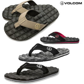 「全品5-10倍 21日08時迄」VOLCOM ビーサン Recliner Sandals V0812350: 正規品/ボルコム/メンズ/ビーチサンダル/靴/シューズ/cat-fs