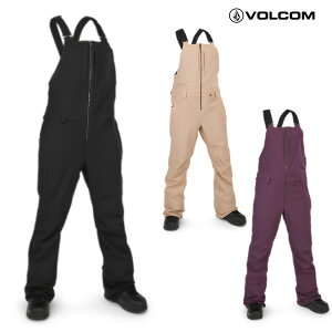 「全品5-15倍 11月6日08時迄」23-24 レディース VOLCOM ビブパンツ SWIFT BIB OVERALL H1352406: 正規品/ボルコム/スノーボードウエア/スノボ/snow
