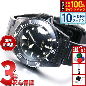 �y5/18����I10��OFF�N�[�|�������I��1���|�C���g�o�b�N�z���@�[�O�E�H�b�` VAGUE WATCH Co. �r���v BLK SUB�i�u���b�N�T�u�j �~���^���[ BS-L-001-SB