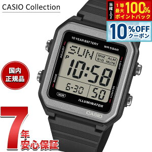 �y�X���|�C���g�ő�39�{�I�{������I�z�J�V�I �R���N�V���� CASIO Collection �f�W�^�� �r���v W-221H-1AJF�y2026 �V��z