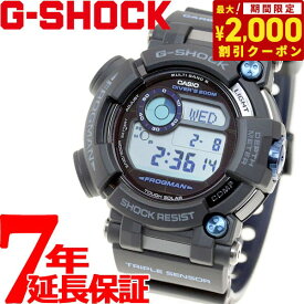 【2000円OFFクーポン！＆店内ポイント最大62倍！本日限定！】G-SHOCK 電波 ソーラー 電波時計 ブラック カシオ Gショック フロッグマン CASIO FROGMAN 腕時計 メンズ タフソーラー デジタル GWF-D1000B-1JF