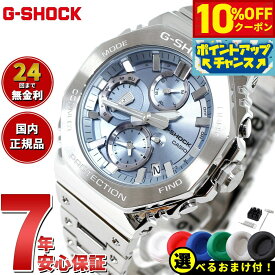 【8,624円OFFクーポン！＆店内ポイント最大42倍！6月20日！】【選べるノベルティー付き】G-SHOCK カシオ Gショック CASIO GMC-B2100AD-2AJF タフソーラー フルメタル シルバー ブルー クロノグラフ 腕時計 メンズ スマートフォンリンク