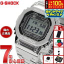 【7/15限定！2人に1人最大100%ポイントバック！要エントリー】【選べるノベルティー付き】カシオ Gショック GMW-B5000D-1JF コネクテッド G-SHOCK Connected Bluetooth 対応 フルメタル 電波時計 ソーラー 腕時計 メンズ シルバー CASIO G-SHOCK 20気圧防水