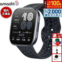 【8/5限定！抽選で最大10000ptバック＆2000円OFFクーポン】アマズフィット AMAZFIT スマートウォッチ Bip6 ビップ6 ブラック 腕時計 メンズ レディース ウェアラブル 睡眠 フィットネス SP170074-C01【2025 新作】