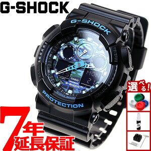 �y�X���|�C���g�ő�42�{�I8��30���I�zG-SHOCK �W�[�V���b�N �u���b�N×�u���[ �J���t���[�W�� �A�i�f�W �r���v �����Y GA-100CB-1AJF