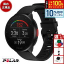 【9/1限定！10％OFFクーポン＆抽選で最大1万ポイントバック】ポラール POLAR PACER スマートウォッチ GPS 心拍 トレーニング ランニング マラソン 腕時計 ぺーサー ナイトブラック S-L 900102174 日本正規品