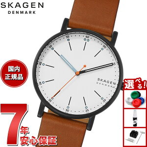�y�G���g���[�Ń|�C���g+2�{�I�{������I�z�X�J�[�Q�� SKAGEN �r���v �����Y SIGNATUR �~�f�B�A���u���E�� ���U�[�E�H�b�` SKW6374