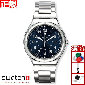 swatch スウォッチ 腕時計 メンズ レディース アイロニー ビッグクラシック ブルー ボート Irony Big Classic BLUE BOAT YWS420GC