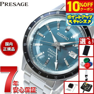 y10%OFFN[|IX|Cgő42{I111IzyIׂmxeB[tzZCR[ vU[W SEIKO PRESAGE  JjJ rv Y x[VbNC SARY229 Style60's GMT