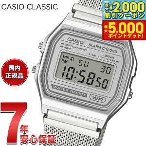 yő2000~OFFN[||Cg+5{zJVI NVbN CASIO CLASSIC fW^ 胂f rv A158WEM-7JF CgO[y2025 Vz