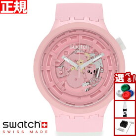 swatch スウォッチ 腕時計 メンズ レディース オリジナルズ ビックボールド バイオセラミック C-PINK BIG BOLD BIOCERAMIC SB03P100