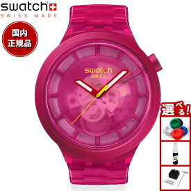 swatch スウォッチ 腕時計 メンズ レディース オリジナルズ ビッグボールド バイオソース BIG BOLD BIOSOURCED PINK JOY SB05P102
