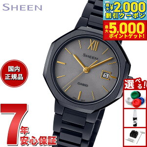 y2,233~OFFN[|IX|Cgő46{I1118IzJVI V[ CASIO SHEEN \[[ rv fB[X Solar Sapphire SHS-4529BD-8AJF ubN S[h