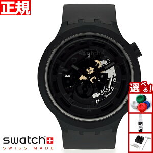 swatch XEHb` rv Y fB[X IWiY rbN{[h oCIZ~bN C-BLACK BIG BOLD BIOCERAMIC SB03B100