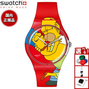 swatch XEHb` U Vv\Y R{f The Simpsons SWEET EMBRACE SO29Z120 rv Y fB[X