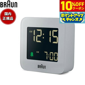 �y21��9�F59�܂ŁI10��OFF�N�[�|���zBRAUN �u���E�� �A���[���N���b�N BC08G �f�W�^�� �ڊo�܂����v �u���v Digital Clock 57mm �O���[