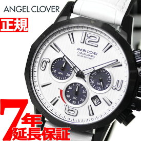 【店内ポイント最大39倍！本日限定！】エンジェルクローバー ANGEL CLOVER ソーラー 腕時計 メンズ タイムクラフトソーラー TIME CRAFT SOLAR クロノグラフ NTS45BWH-WH