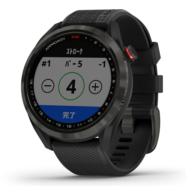 楽天市場】ガーミン GARMIN スマートウォッチ Approach S42 Black 