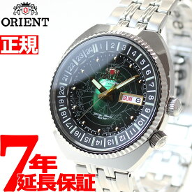 【店内ポイント最大38倍！本日限定！】オリエント ORIENT 腕時計 メンズ 自動巻き リバイバル REVIVAL ワールドマップ RN-AA0E02E