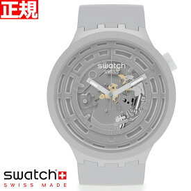 swatch スウォッチ 腕時計 メンズ レディース オリジナルズ ビックボールド バイオセラミック C-GREY BIG BOLD BIOCERAMIC SB03M100