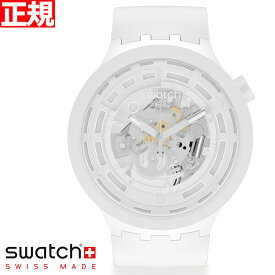 swatch スウォッチ 腕時計 メンズ レディース オリジナルズ ビックボールド バイオセラミック C-WHITE BIG BOLD BIOCERAMIC SB03W100