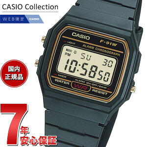 �y�X���|�C���g�ő�39�{�I�{������I�z�J�V�I �R���N�V���� CASIO Collection �I�����C�����胂�f�� �f�W�^�� �r���v F-91WG-9QJH