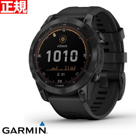 【10%OFFクーポン！＆店内ポイント最大45倍！4月1日！】【24回分割手数料無料！】ガーミン GARMIN fenix 7 Sapphire Dual Power Ti Black DLC フェニックス 7 マルチスポーツ GPSウォッチ ソーラー充電対応 腕時計 チタン サファイア ブラック 010-02540-46