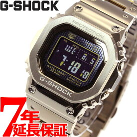 【店内ポイント最大40倍！5月30日！】カシオ Gショック CASIO G-SHOCK タフソーラー 電波時計 デジタル 腕時計 メンズ フルメタル ゴールド GMW-B5000GD-9JF