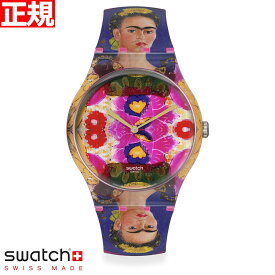 swatch スウォッチ 腕時計 メンズ レディース オリジナルズ アートコラボ NEW GENT THE FRAME BY FRIDA KAHLO SWATCH X CENTRE POMPIDOU SUOZ341