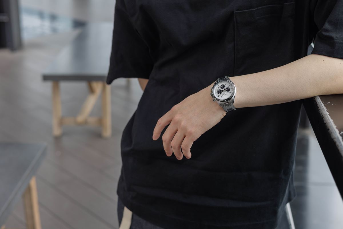 【エントリーでポイント+4倍！7月15日！】セイコー セレクション SEIKO SELECTION SBPY165 メンズ 時計 腕時計 ソーラー  シルバー ホワイト 流通限定モデル クロノグラフ | neelセレクトショップ