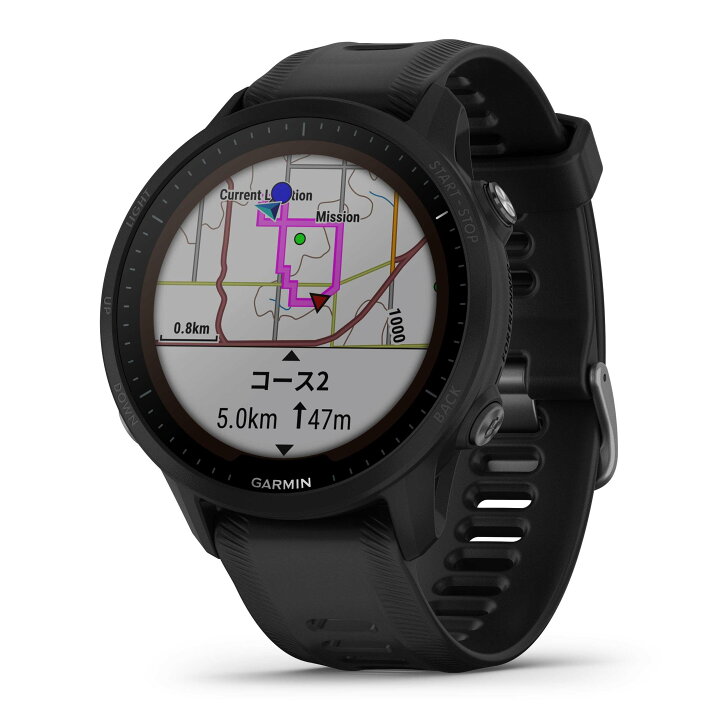 楽天市場】ガーミン GARMIN Forerunner 955 DualPower Black フォア 