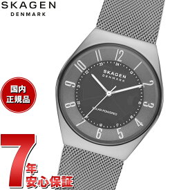 スカーゲン SKAGEN 腕時計 メンズ GRENEN SOLAR POWERED グレネン ソーラーパワー SKW6836 チャコール ステンレス メッシュ