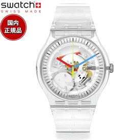 swatch スウォッチ 腕時計 メンズ レディース オリジナルズ クリアリー・ニュー・ジェント Originals New Gent CLEARLY NEW GENT SO29K100-S06