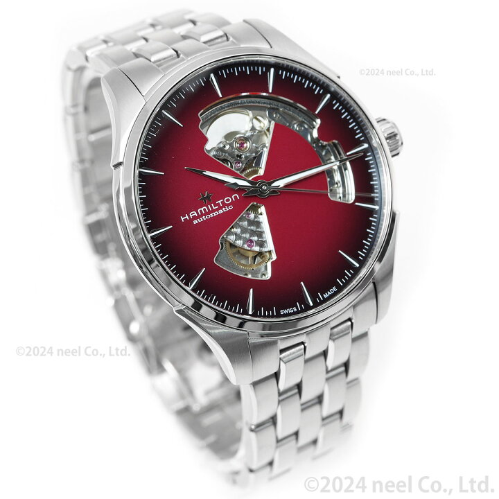 希少品！ HAMILTON ハミルトン AUTOMATIC H777250 赤銀 楽天市場 