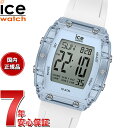 【店内ポイント最大42倍！本日限定！】アイスウォッチ ICE-WATCH 腕時計 メンズ レディース アイスデジットボリデイ ICE digit boliday ホワイト クリアブルー シルバー 024567【2025 新作】