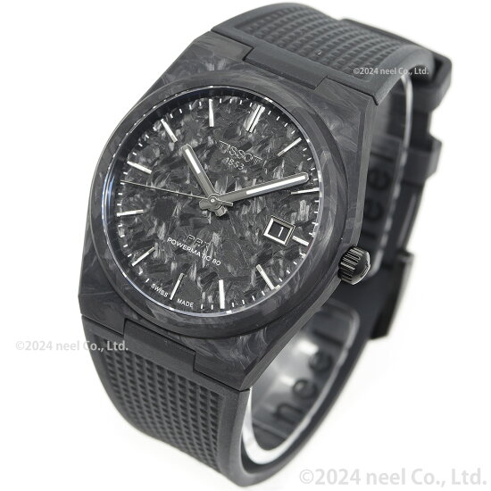 【36回分割手数料無料！】ティソ TISSOT PRX ピーアールエックス パワーマティック80 40mm カーボン T137.907.97.201.00 腕時計 メンズ 自動巻き