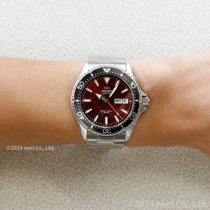 ORIENT 自動巻ダイバーズウォッチ RN-AA0003R Kamasu+WOCCIベルト