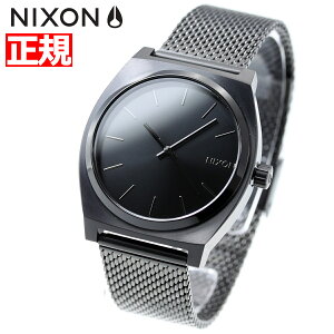 【本日限定！店内ポイント最大42倍！15日23時59分まで】ニクソン NIXON タイムテラー ミラネーゼ TIME TELLER MILANESE 腕時計 レディース オールブラック NA1187001-00