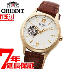 【店内ポイント最大38倍！本日限定！】オリエント 腕時計 レディース 自動巻き 機械式 ORIENT クラシック CLASSIC セミスケルトン RN-AG0728S