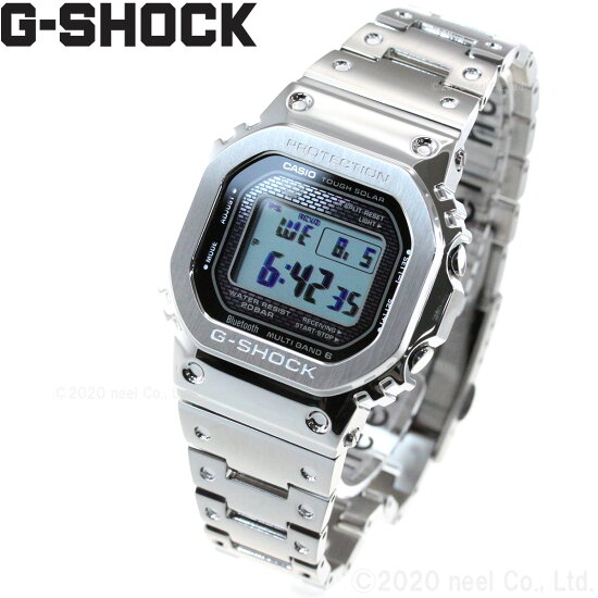 楽天市場 本日限定 店内ポイント最大37倍 カシオ Gショック Casio G Shock デジタル ソーラー 電波時計 Bluetooth ブルートゥース 対応 腕時計 メンズ フルメタル シルバー Gmw B5000d 1jf Neelセレクトショップ