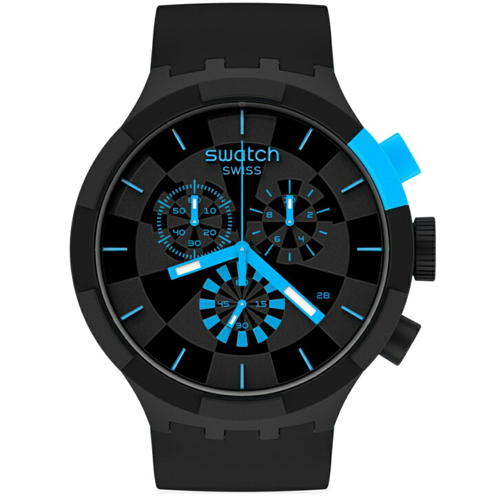 腕時計 スウォッチ レディース Swatch CHECKPOINT BLUE Unisex Watch (Model: SB02B401)腕時計  スウォッチ レディース 通販