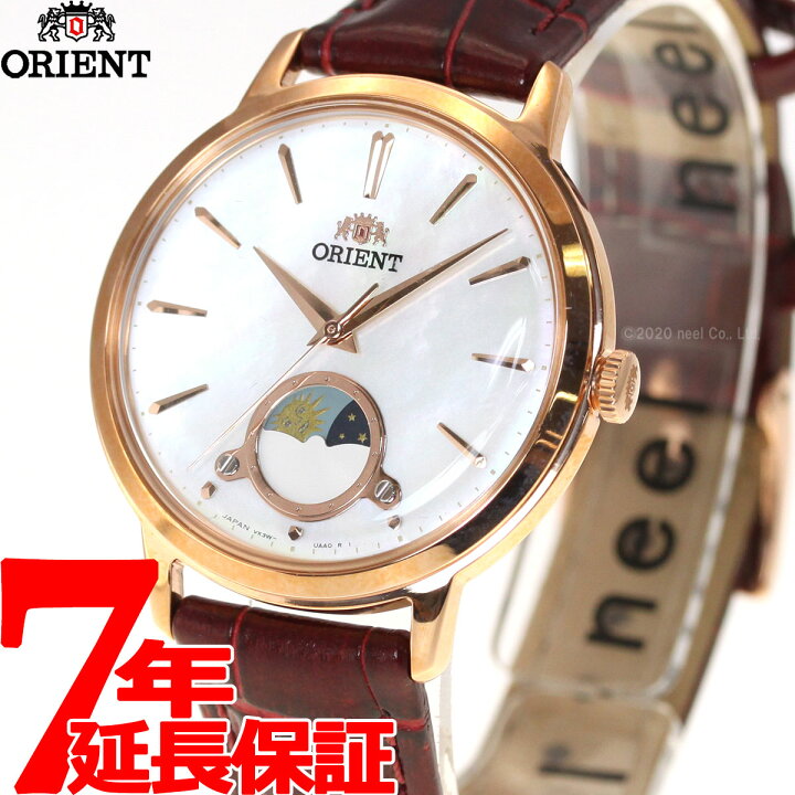 楽天市場 本日限定 店内ポイント最大35倍 オリエント Orient Sun Moon サン ムーン 腕時計 レディース クラシック Classic Rn Kb0002a 新作 Neelセレクトショップ