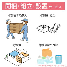 開梱設置(組立)、不要な購入同等品引取サービス料金