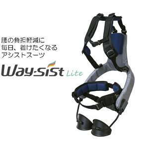 【腰アシストスーツ】Way-sist Lite 現場改善 腰痛 中腰作業 腰 サポート アシストスーツ 農業 建設 運搬 物流 建設 土木 負担軽減
