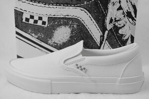 VANS oY @Y SKATE SLIP ON US LIMITED EDITION US XbvI Xb| Xj[J[ TRUE WHITE XP[g{[h SKATEBOARDING T[tB SURFING
