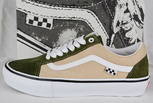 VANS oY @Y SKATE OLD SKOOL US LIMITED EDITION US I[hXN[ Xj[J[ DARK OLIVE/WHITE XP[g{[h SKATEBOARDING T[tB SURFING