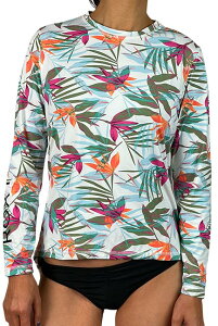 y2022tăfz ROXY LV[ L/S bVK[h SEA SKIPPIN  bVK[h O΍ UPF50+ UVJbg fB[X T[tB SURFING